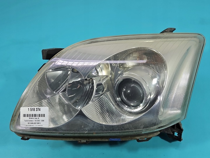 фото №1, Фара левый лампа перед toyota avensis ii t25 03-06 европа