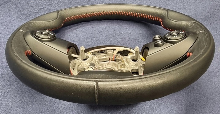 фото №13, Mini jcw john cooper works f54 f55 f56 f60 руль кожа красная nić