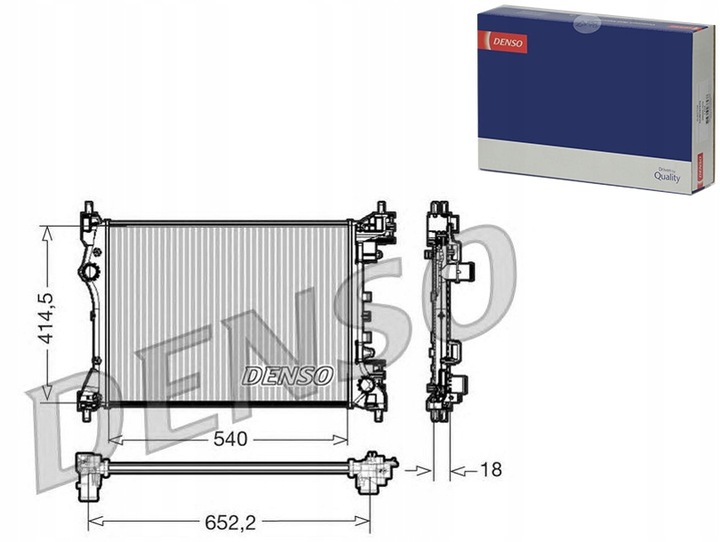 фото №1, Радіаторів двигуна alfa romeo mito fiat doblo 1.4