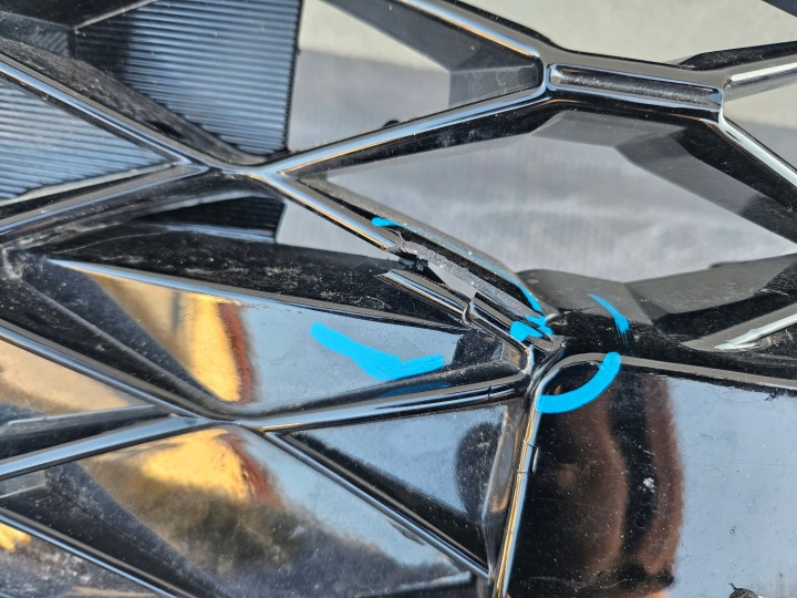 фото №6, Hyundai i20 iii 20-23 бампер перед решітка спойлер абсорбер