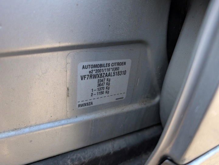 фото №11, Двигатель комплектный форсунки турбина citroen c5 iii x7 3.0 hdi 10trk1 x801