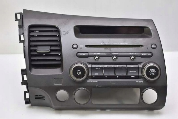 фото №1, Радио радиопроигрыватель cd mp3 wma 39100-sna-g620-m honda civic 8 viii 05-08