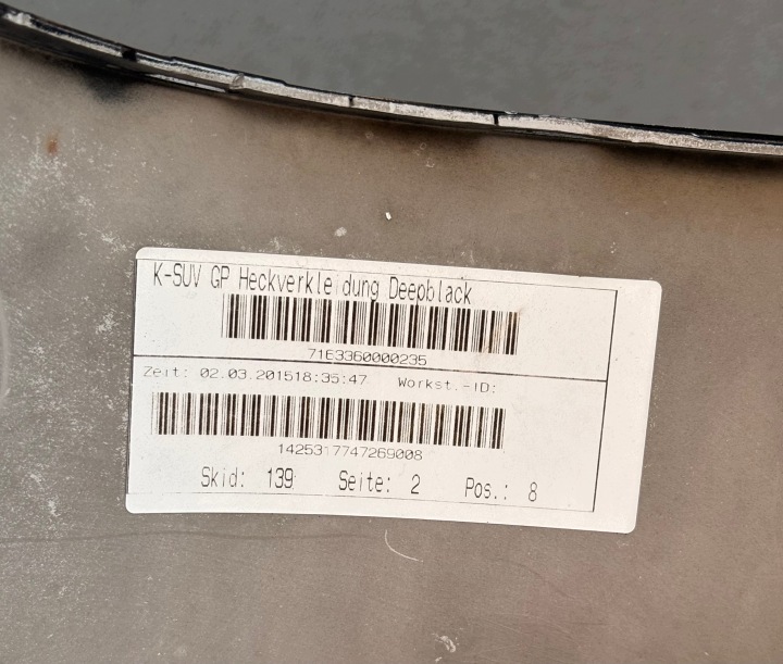 фото №16, Задній бампер дифузор vw tiguan 5n r-line 11-16 oem номер 5n0807421g