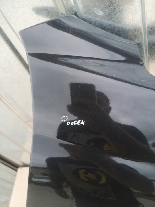 фото №7, Крыло правый перед peugeot 207 рестайлинг 09-12 чёрный оригинал