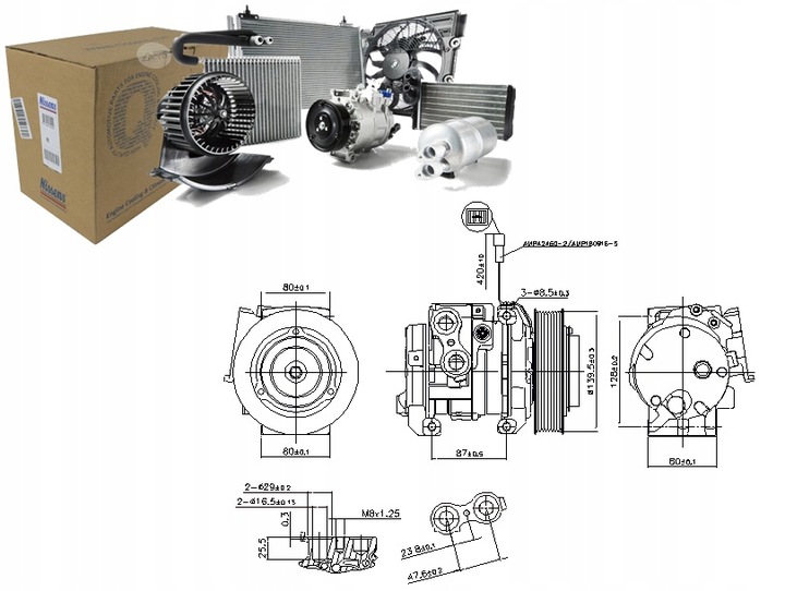 фото №14, Nissens 890093 компрессор, кондиционер
