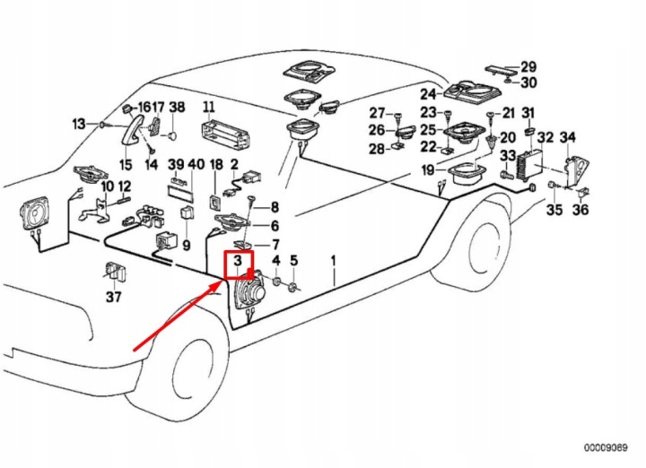 фото №8, Bmw 3 compact e36 динамик w дверях передних 65138370936 8370936 oem