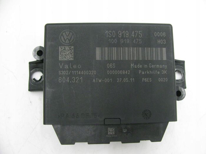 фото №1, Vw up citigo mii модуль блок управления pdc 1s0919475