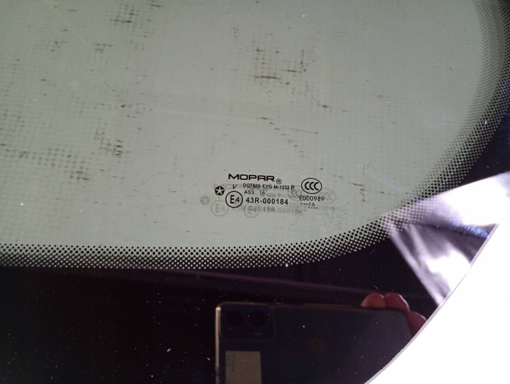 фото №7, Скло кузова бокова ліве зад chrysler pacifica 2017-