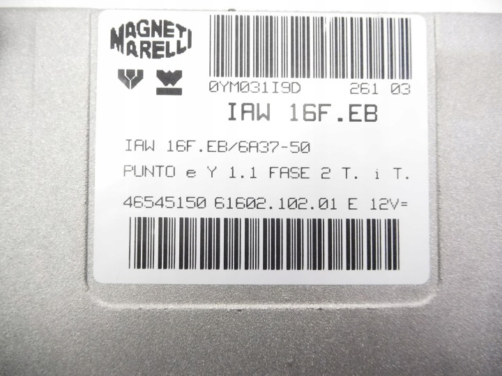 фото №7, Комп'ютер fiat punto 93-99 1.1 8v 46545150