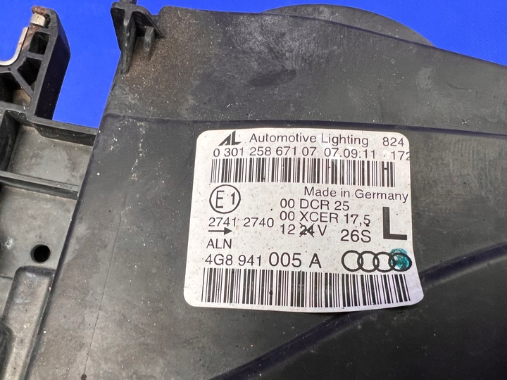фото №9, Audi a7 c7 лампа лівий перед ксенон ні поворотний uk 4g8941005a