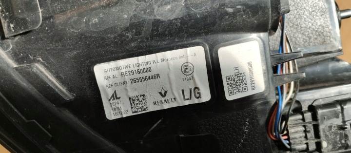 фото №7, Фара ліва задня ліве зад renault austral 23r 265556446r eu