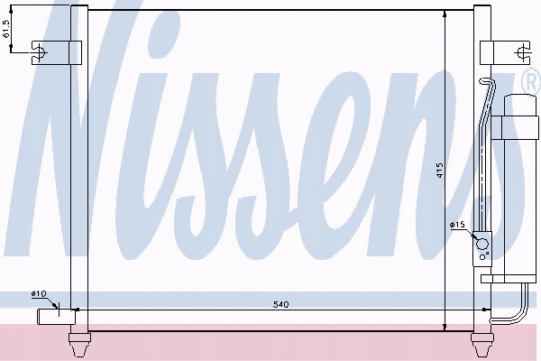 фото №14, Радиаторов кондиционера з осушитель nissens 94640 96539632