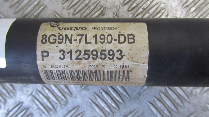 фото №9, Volvo xc60 2.4 wał привідний 31259593 08-13 18