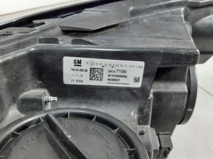 фото №11, Astra k 5 v лампа фара линза правая перед 39047199