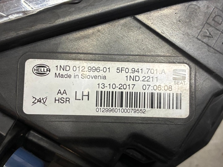 фото №9, Галоген левое led seat leon iii 5f 5f0941701a