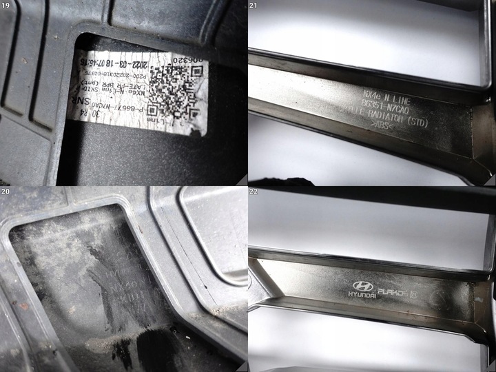 фото №14, Hyundai tucson iv 4 nx4e n-line 20-24 бампер + спойлер + решітка радіатора перед pdc