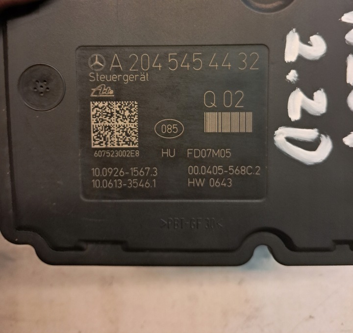 фото №7, Насос abs esp mercedes w204 2.2 cdi a2045454432 a0064312312