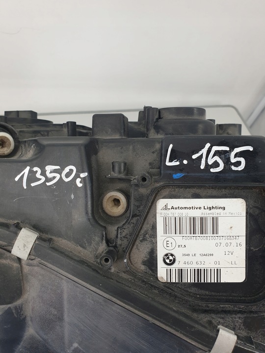 фото №10, Bmw x3 x4 f25 f26 рестайлінг lci лампа права перед повний led адаптивний 74606320-1