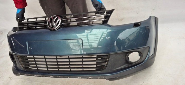 фото №9, Vw touran 1t0 cross 10-15 бампер перед переднее решётка радиатора spr 1t0807221m