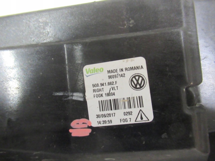 фото №13, Vw golf vii 7 5g 16- рестайлінг галоген праве 5g0941662f