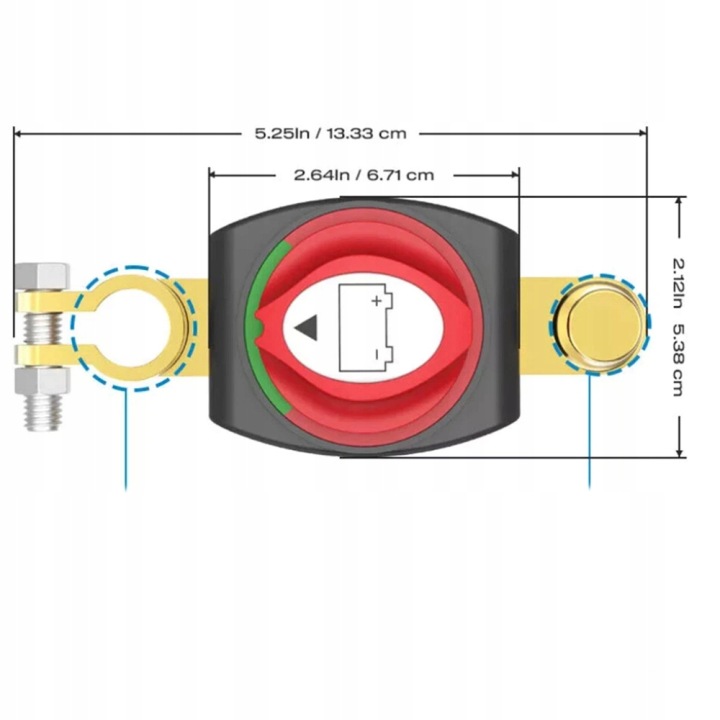 фото №7, Главный выключатель выключатель тока 12v 24v 48v 275a hebel акумулятора
