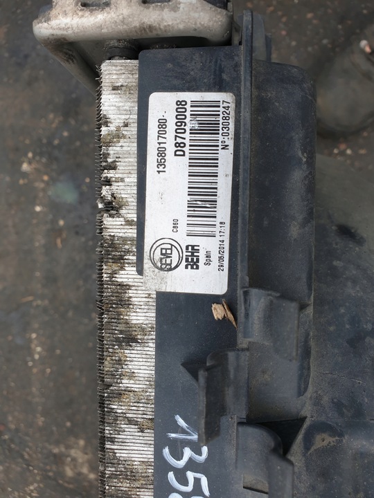 фото №8, Комплект радіатор citroen jumper 2014 рік 2.2 hdi 1358017080