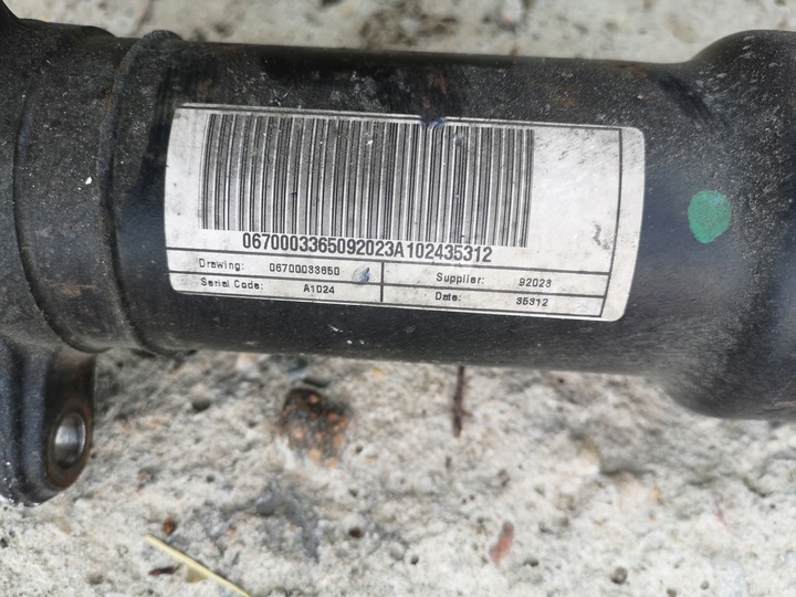 фото №5, Wał приводной maserati quattroporte vi 3.8 v8 530km