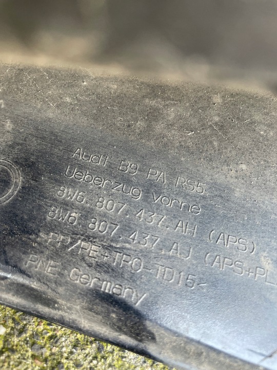 фото №6, Audi rs5 8w6 рестайлінг переднє бампер з решітка 8w6807437ah біржа