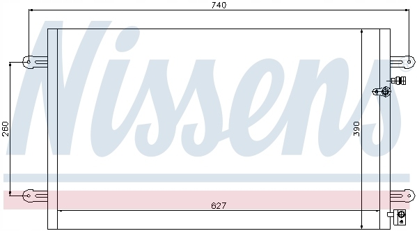 фото №12, Радиаторов кондиционера nissens 94695 4f0260401e