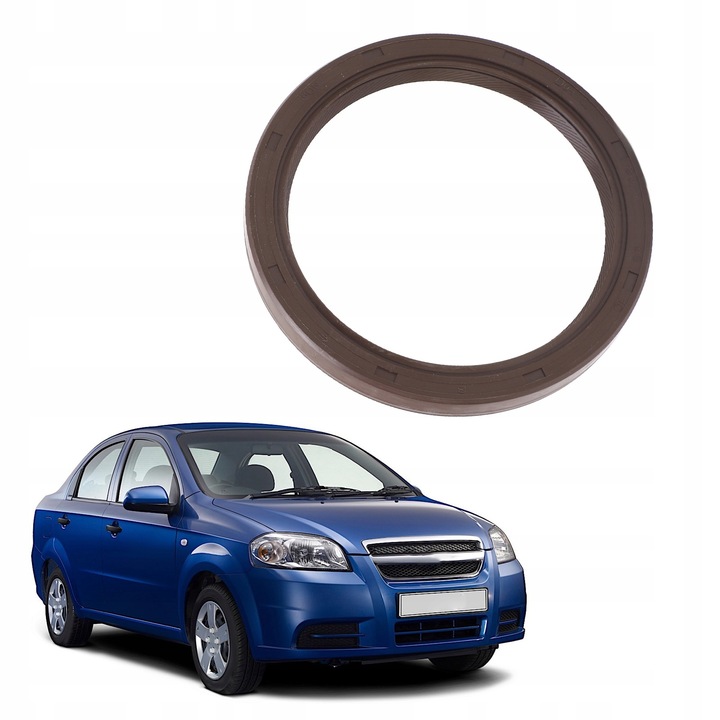 фото №6, Задняя прокладка масляная вала коленчатого двигателя 96376569 герметичная o7