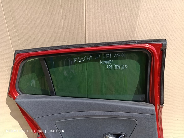 фото №9, Двері лівий зад renault megane iii рестайлінг універсал 13-16 комплектні tennp