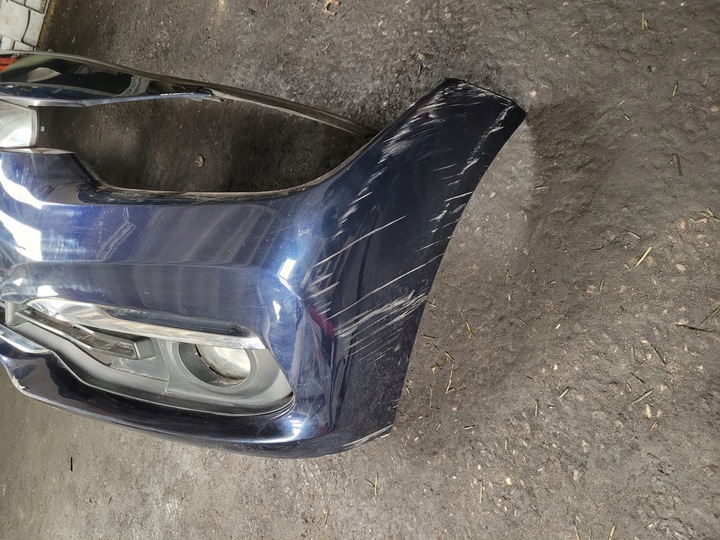 фото №11, Bmw f30 f31 бампер переднее люкс рестайлинг a89 imperialblau wstawki хром