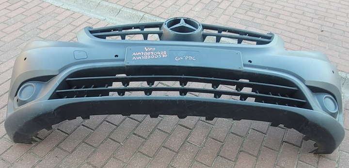 фото №6, Mercedes vito w447 14-19 бампер переднее перед