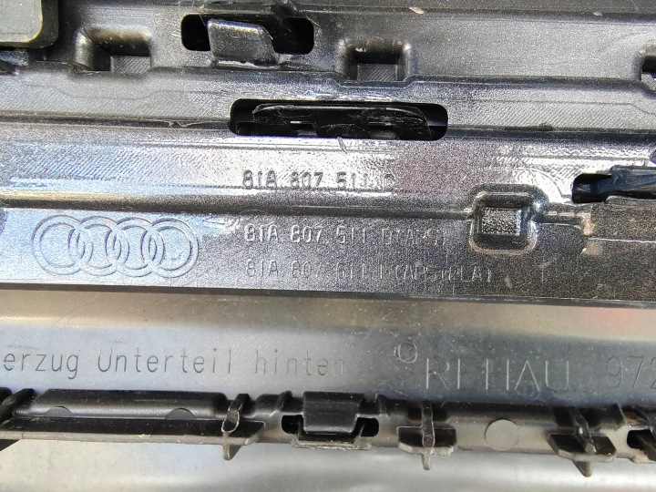 фото №14, Audi q2 81a s-line рестайлинг бампер задний 81a807511