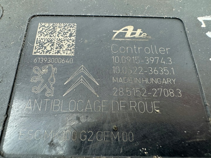 фото №6, Peugeot 208 2008 насос abs 10.0915-3974.3 1009153943 989312580