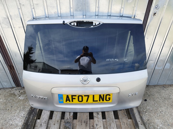 фото №1, Крышка багажника стекло зад nissan note e11 годы 2006-2012 оригинал ky0 g