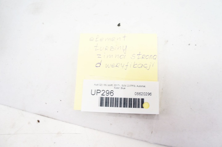 фото №6, Up296 audi q3 i 8u 2.0tfsi element турбокомпресора холодна сторона 06j145713t