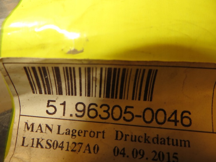 фото №6, Шланг системы охлаждение man tgs 51.96305-0046 оригинальный номер