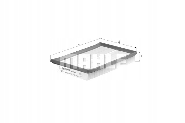 фото №1, Knecht фильтр воздуха seat cordoba ibiza iii leon toledo ii skoda
