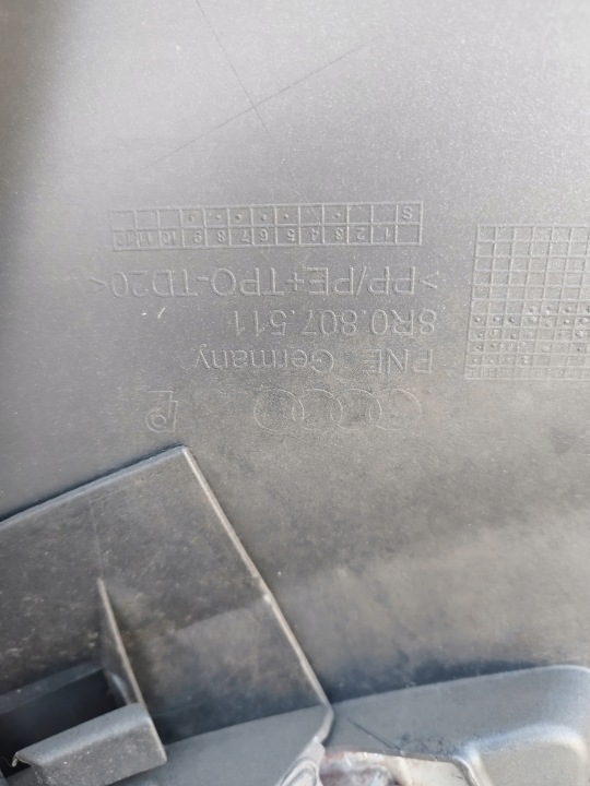 фото №16, Бампер задний pod датчики pdc audi q5 8r годы 2008-2011 цвет lx7r
