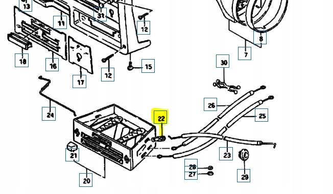 фото №10, Держатель шланг нагревателя samurai оригинальный номер 74416-80000