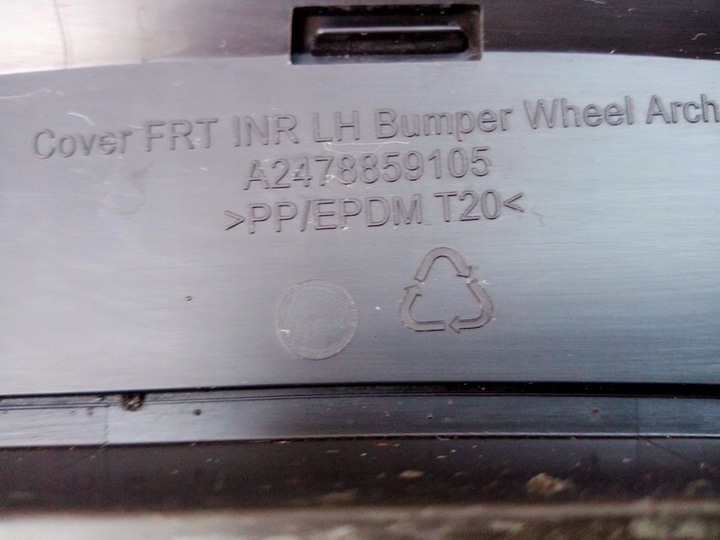 фото №9, Mercedes glb w247 левая планка крыльев перед 2018r-