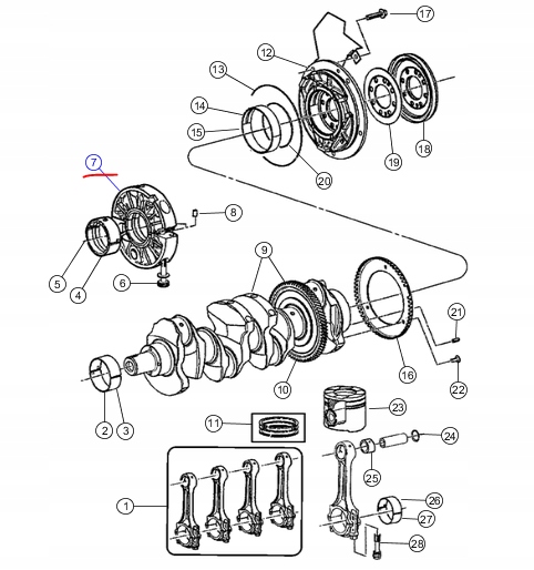 фото №1, Корпус вкладиші jeep, chrysler mopar оригінальний номер 05066757ab