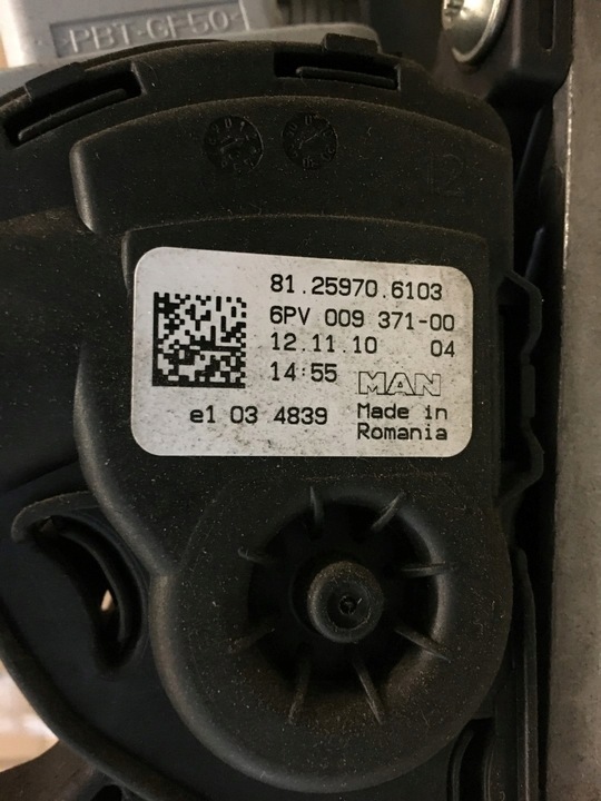 фото №3, Основа педалей педалі клапан гальмо man tgx e5