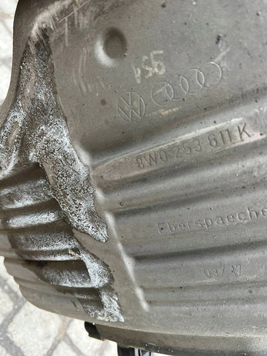 фото №8, 8w0 253 611 k глушитель выхлоп 1.4 tfsi audi a4 s4 b9