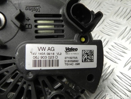 фото №1, Valeo 06j903023d генератор 2.0 tfsi cjx dnu