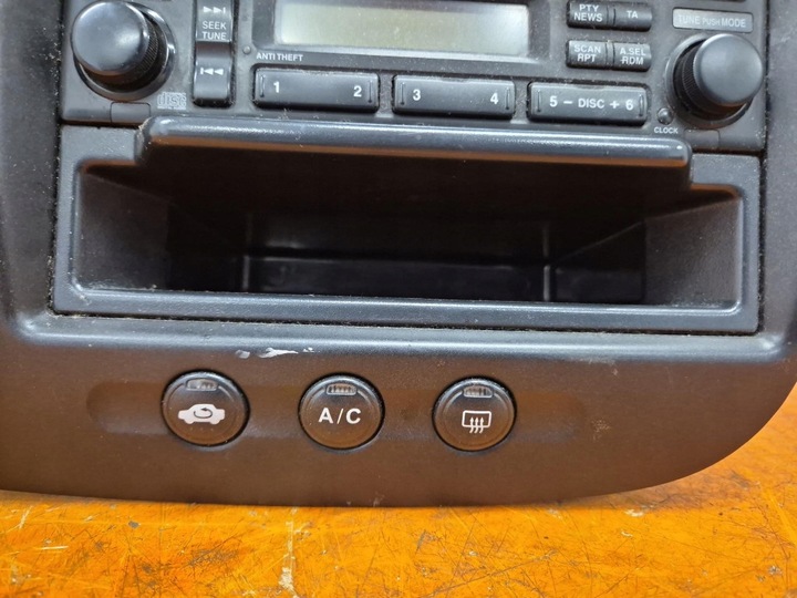 фото №5, Honda civic vii 03-05 рестайлінг панель klinatyzacji радіо програвач cd d16v1