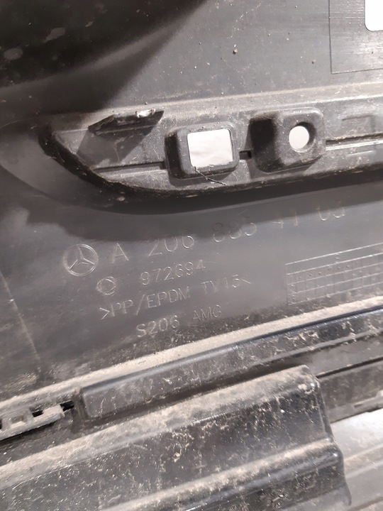 фото №14, Бампер mercedes c-klasa w206 21- універсал зад amg