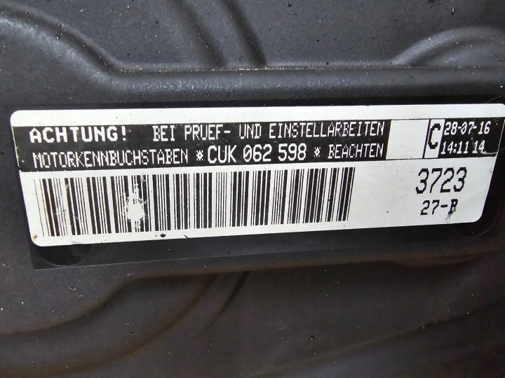 фото №12, Golf vii passat b8 двигун 1.4tsi код cuk