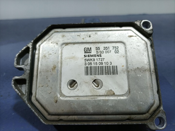 фото №11, Opel zafira a рестайлінг 1.8b 125 km z18xe блок керування набір стартовий 55351752